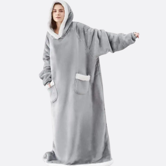Grå CozyHoodie
