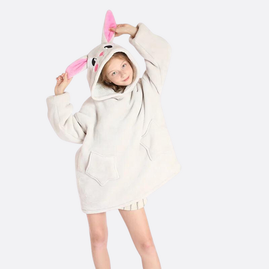 Hvit Hoodie