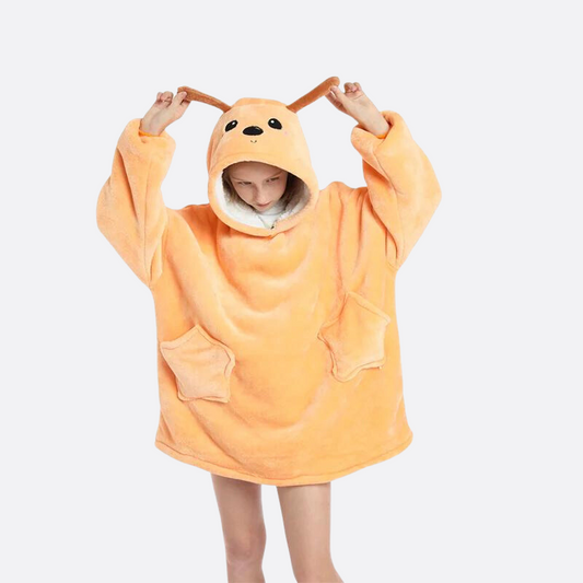 Oransje HappyHoodie