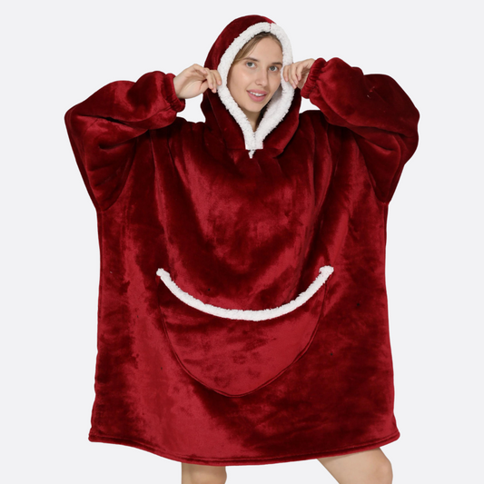 Rød Hoodie